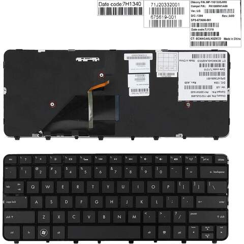 Replacement Keyboard for HP Folio 13-2000 Series
