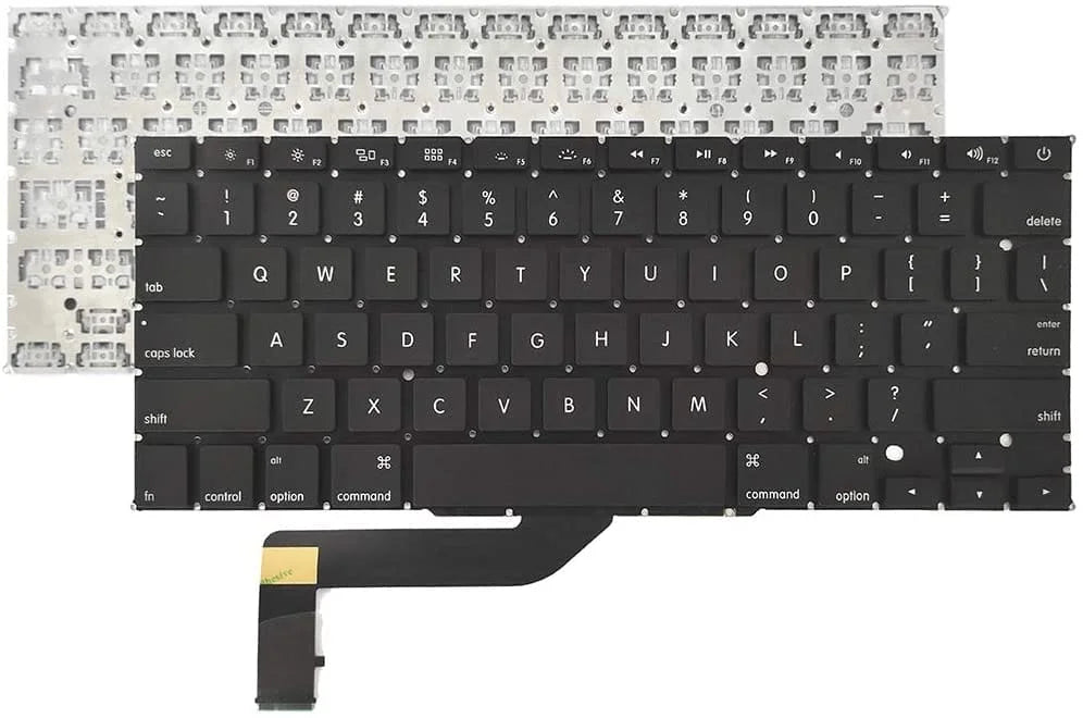 MacBook Pro A1398 UK keyboard replacement black 

