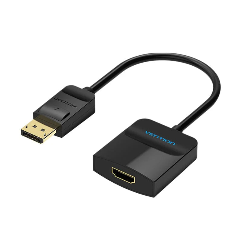 Vention 0.15M DisplayPort to HDMI Converter Black
