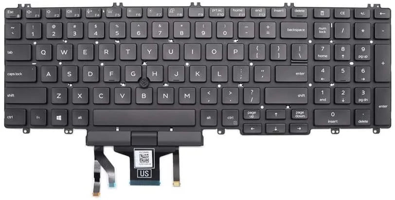 Dell Latitude 5500 Keyboard Backlit with Pointer – MMH7V
