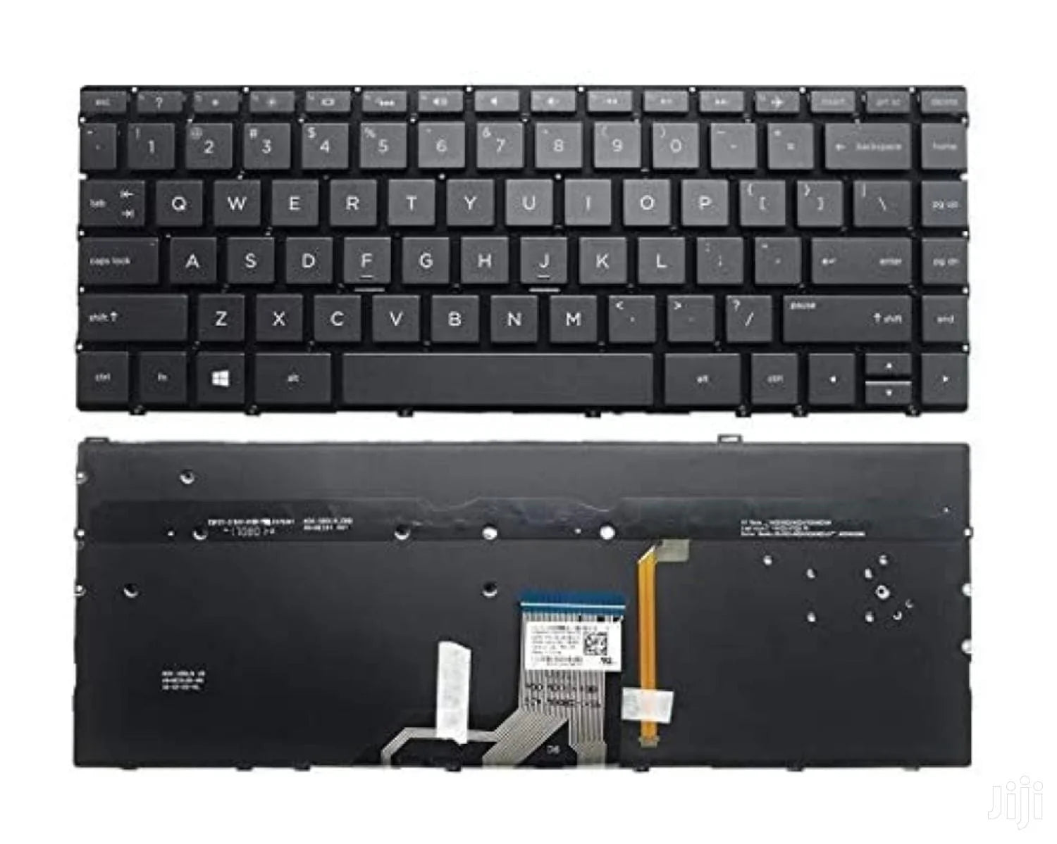 HP Spectre 13-AC Silver Backlit Keyboard Replacement

