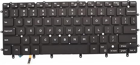 Dell XPS 13 9343 replacement keyboard US layout

