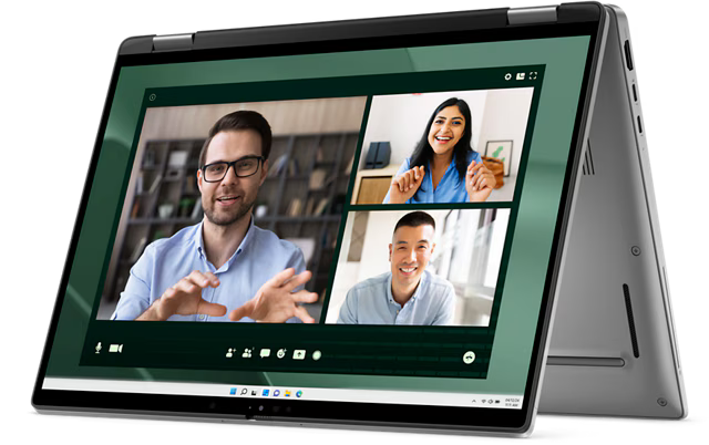 Dell Latitude 7450 14-inch business laptop in Grey with backlit keyboard and fingerprint scanner
