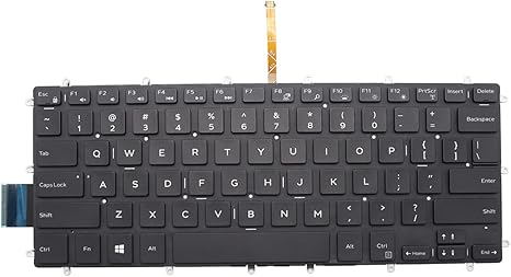 Genuine Dell 13-5368 5378 backlit keyboard with US layout
