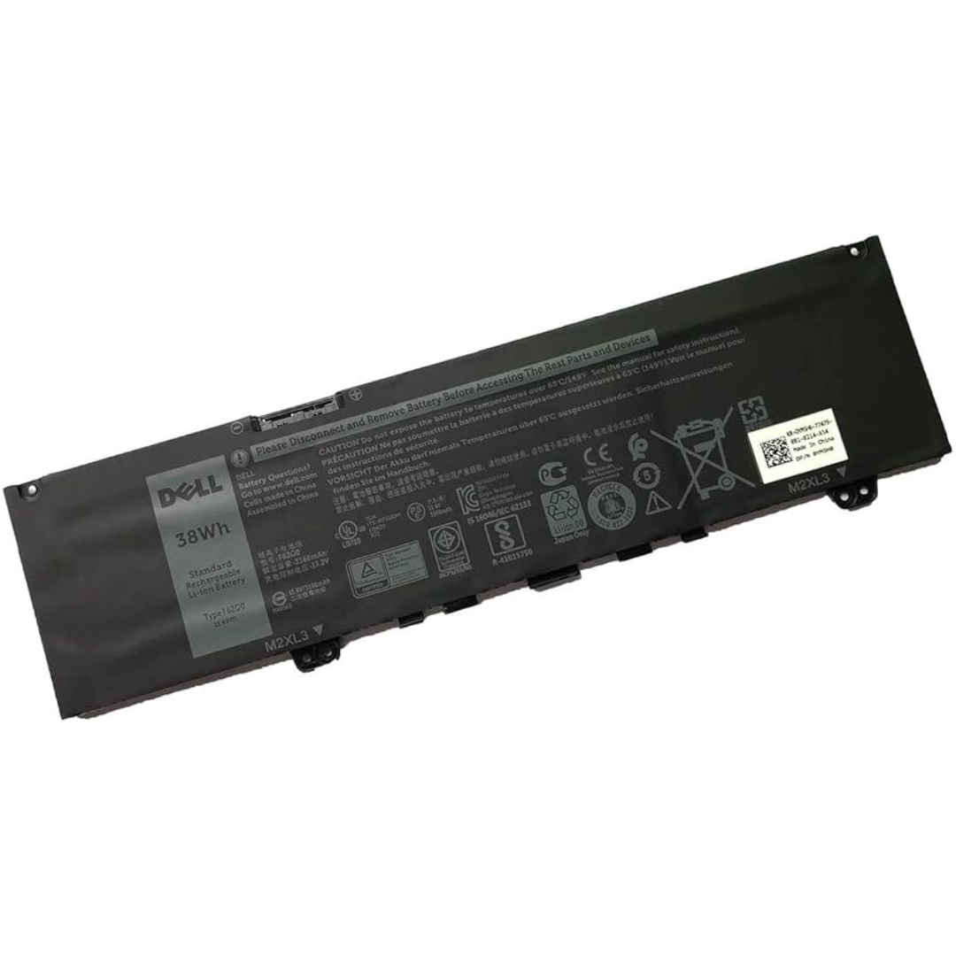 Dell F62G0 replacement battery with original packaging