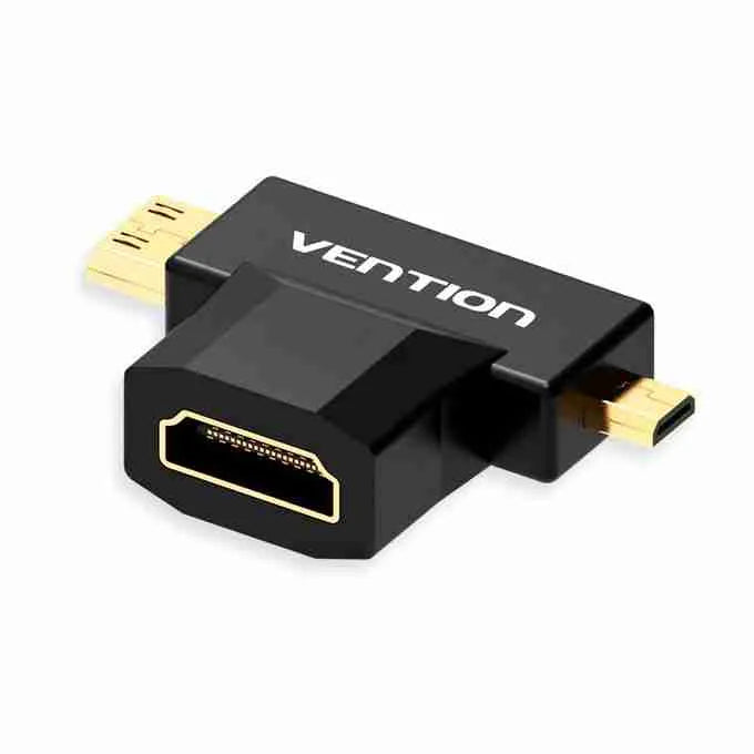 Mini HDMI and Micro HDMI to HDMI converter
