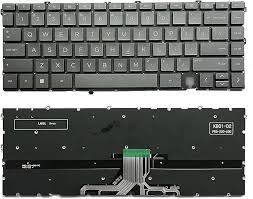 HP Spectre x360 Laptop Keyboard – Sleek Silver Design
