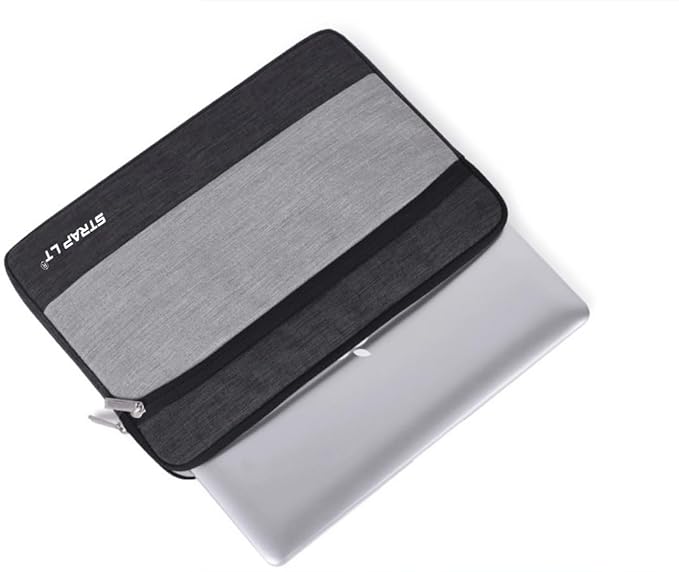 Padded 13.6″ laptop bag with zipper for office and school
