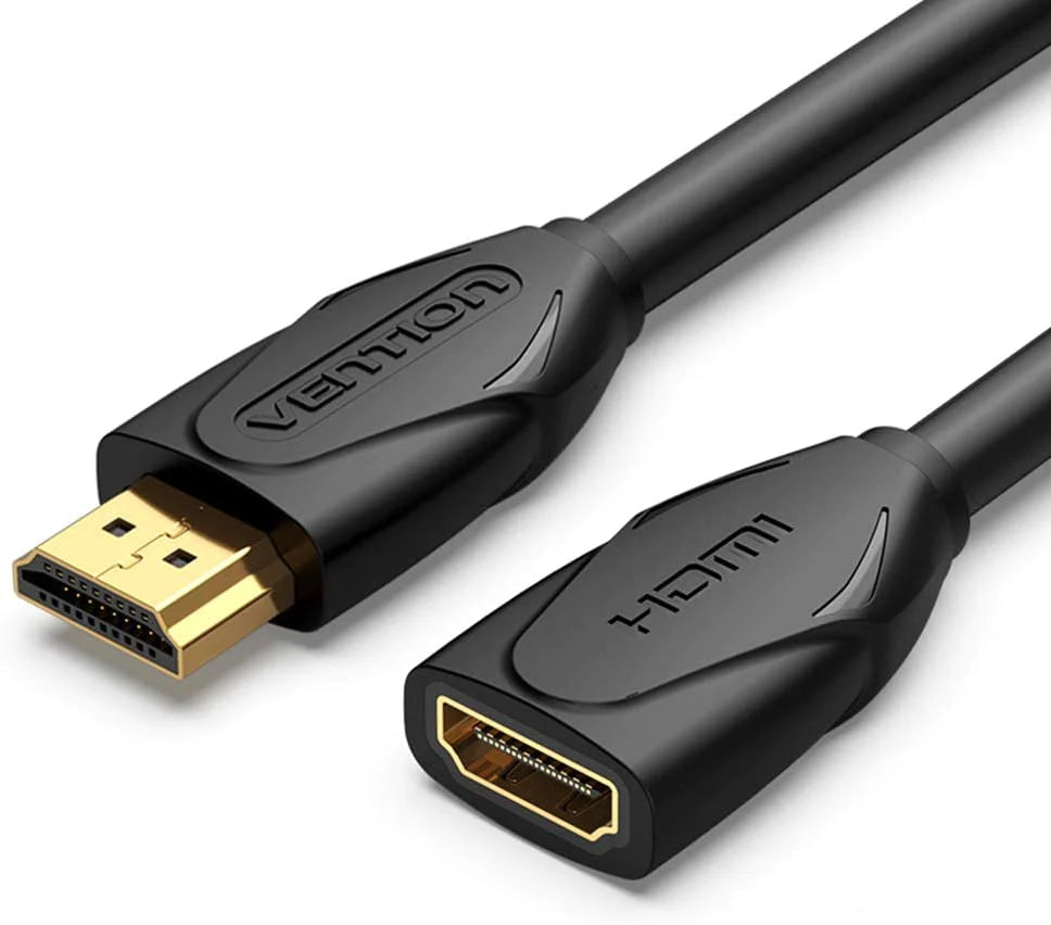 Buy Vention 5 meter flat HDMI cable black
