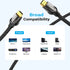 Vention 5M Black Nylon Braided HDMI Cable
