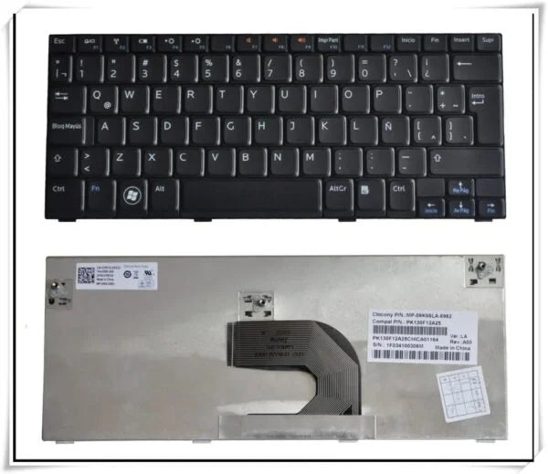 Black Dell Inspiron Mini 1018 Keyboard for Kenya
