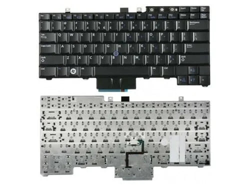 Dell E5400 keyboard – top view black keys

