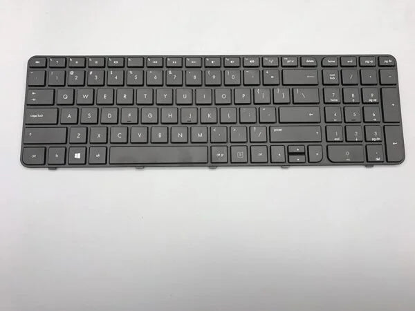 Close-up view of HP ProBook 450 G7 keyboard showing function keys and slim design
