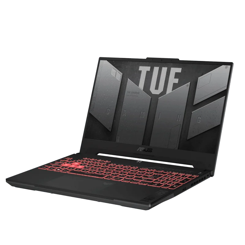 ASUS 15.6-inch gaming laptop with backlit keyboard
