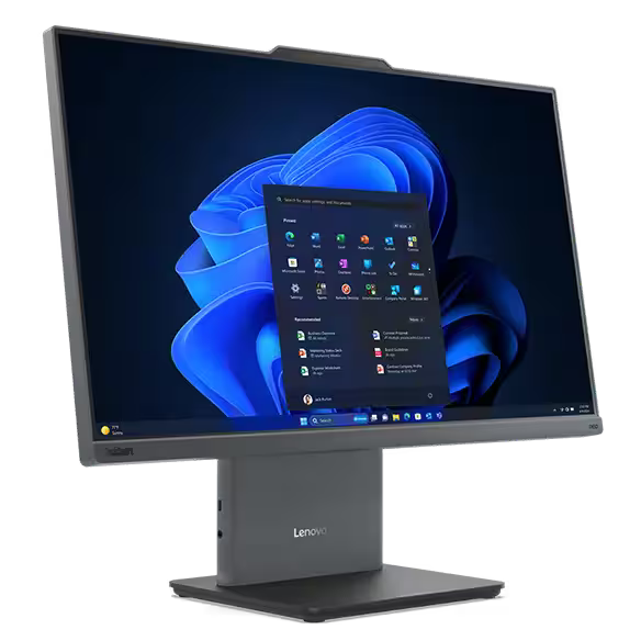 Lenovo Neo 50a Desktop showing 23.8-inch Monitor
