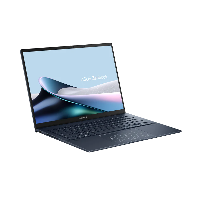 ASUS laptop with Thunderbolt 4 and fingerprint sensor
