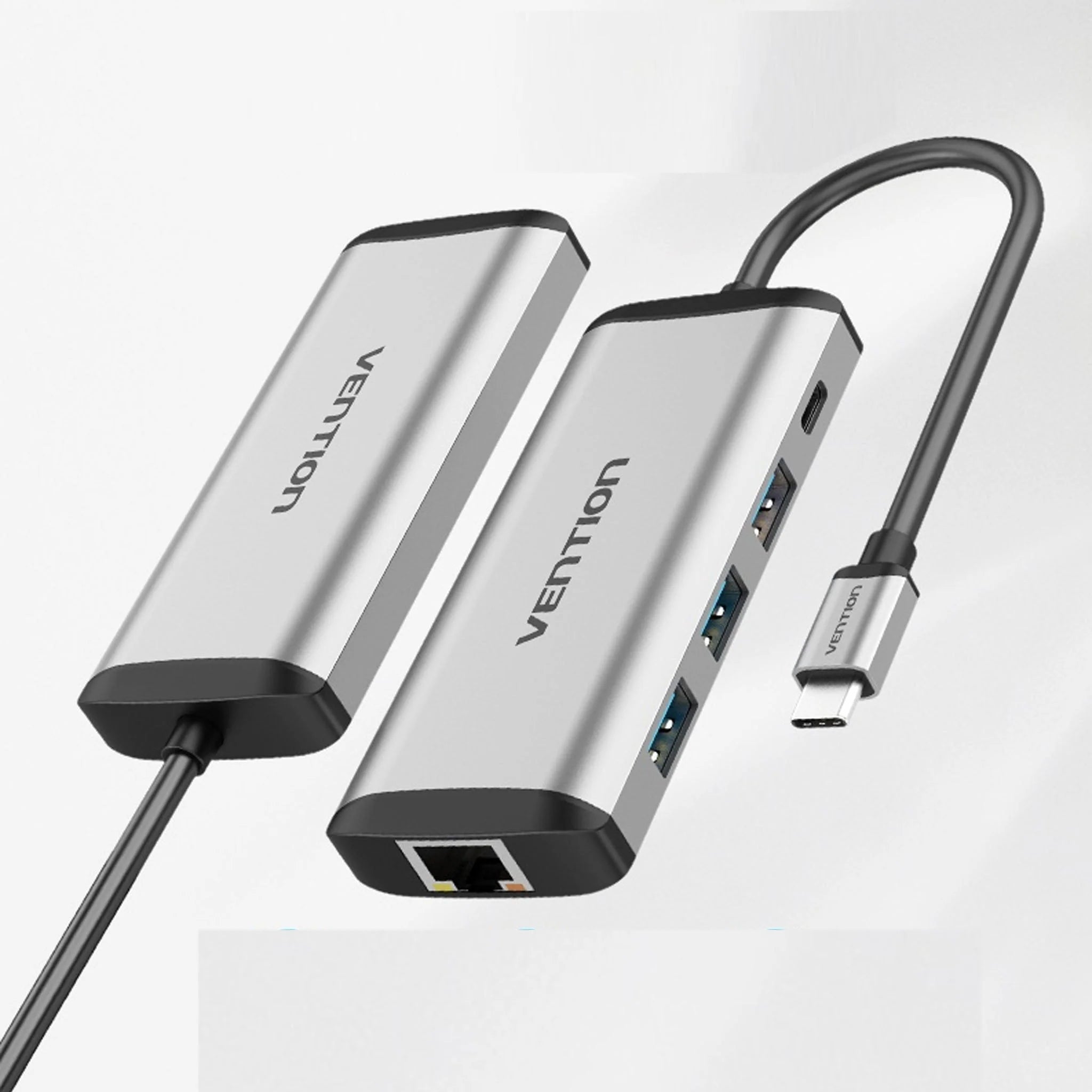 Type-C docking station with HDMI and USB ports
