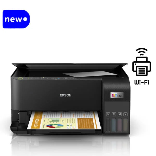 Epson L3550 printer with Smart Panel app
