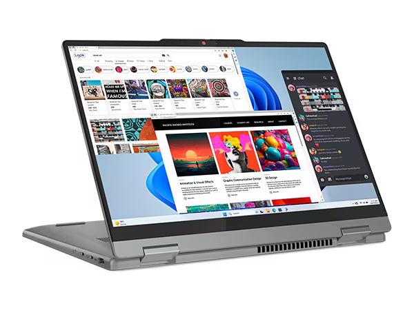 Backlit UK keyboard on Lenovo Flex 5 2-in-1 laptop
