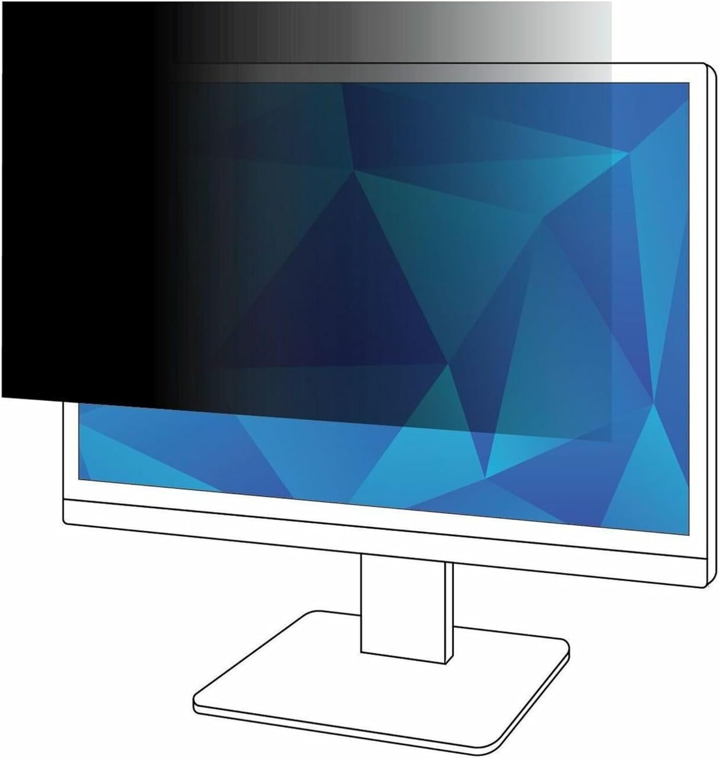 Privacy filtre 27" for business desktop use
