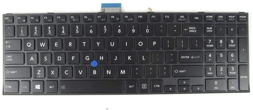 Toshiba A50-C Z50-C backlit keyboard with pointer
