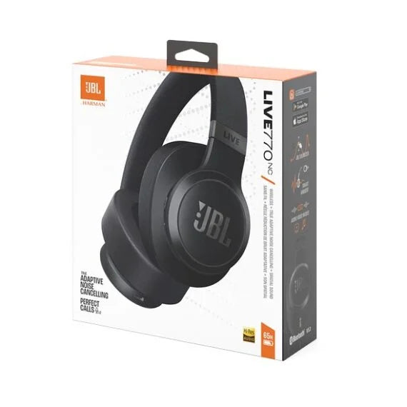 Over-ear JBL LIVE 770NC Bluetooth headphones with noise cancelling
