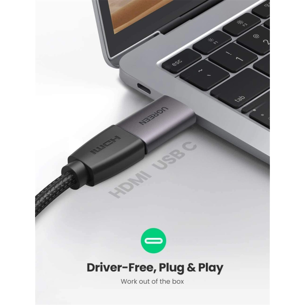 UGREEN USB-C to HDMI adapter with 4K 60Hz support
