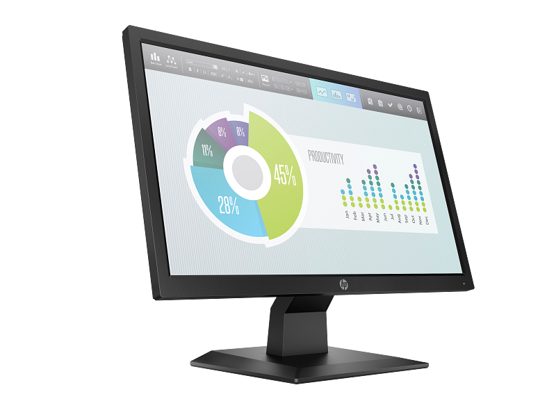 HP P204v Monitor HDMI VGA Connectivity
