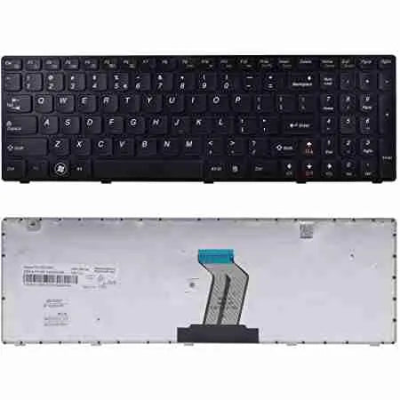 Keyboard for Lenovo Z580 Z585 black keys US layout
