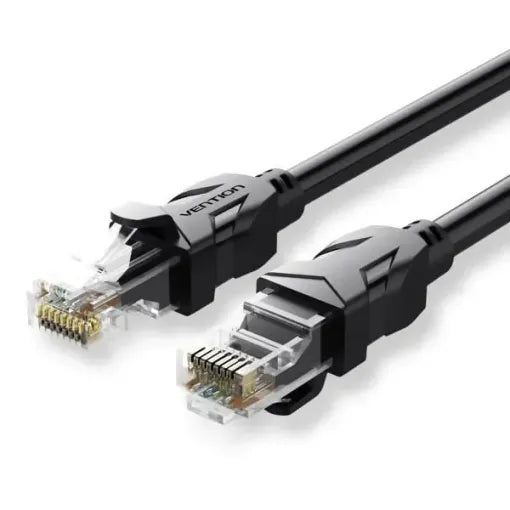 Vention 5M Cat6 Ethernet Cable Black for stable connections
