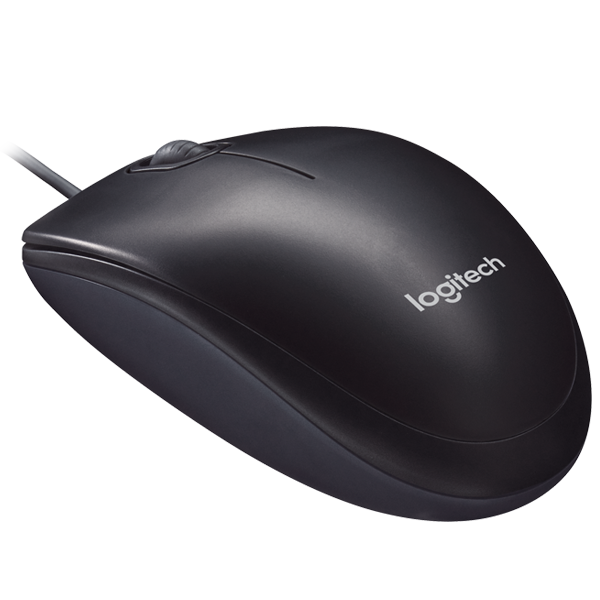 Logitech M90 wired USB optical mouse for laptop and desktop 

