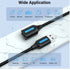TechHaven Vention black USB 2.0 extension cable 3 meter durable PVC
