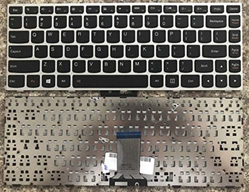 US layout Lenovo 300-14IBR keyboard silver
