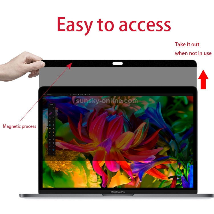 Anti-spy magnetic screen protector for MacBook Air 11