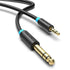 Durable Vention 1.5M 3.5mm Audio Cable with Cotton Braiding
