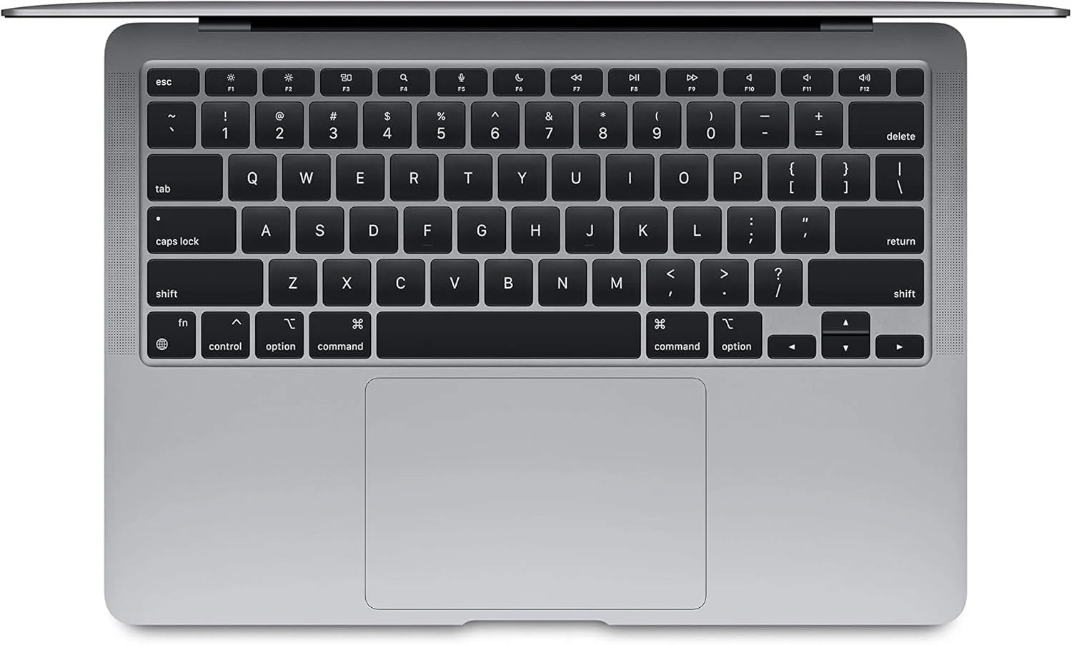 Side view showing USB/Thunderbolt ports on MacBook Air
