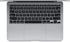Side view showing USB/Thunderbolt ports on MacBook Air
