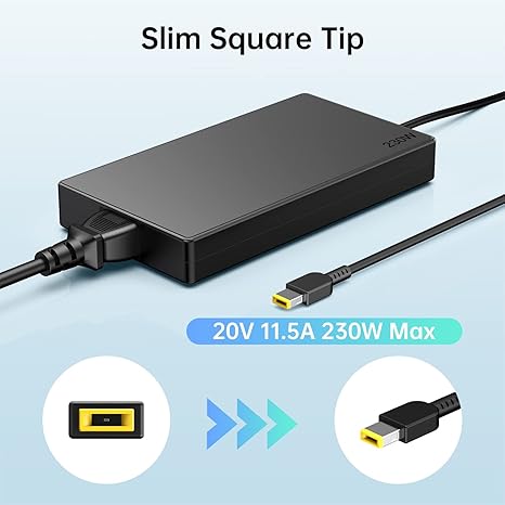 Original 170W Slim Tip charger for Lenovo ThinkPad
