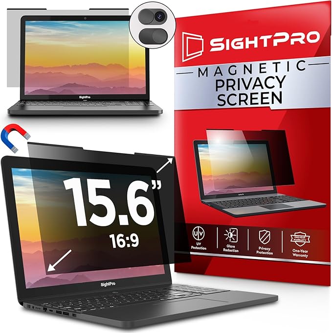Buy 15" laptop anti-spy screen filter online
