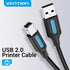 TechHaven Vention USB2.0 A Male to B Male Print Cable 10M Black
