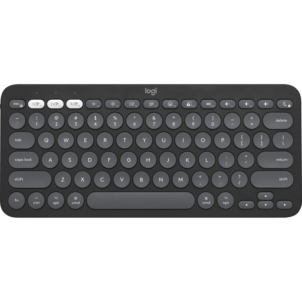 Compact Logitech K380S Bluetooth keyboard for multiple devices
