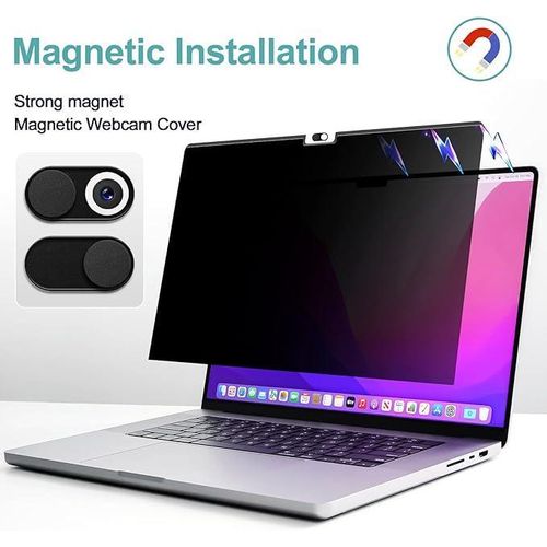 MacBook A2485 anti-glare privacy filtre for office and travel
