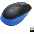Ergonomic blue wireless mouse Logitech M191
