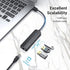 Black Vention USB 3.0 hub with RJ45 Ethernet

