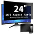 Anti-glare screen protector for 24" desktop monitors
