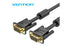High-Quality Vention VGA 3+6 Pin Cable 3M Black

