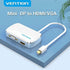 High-Speed Mini DisplayPort to HDMI VGA Adapter Vention White
