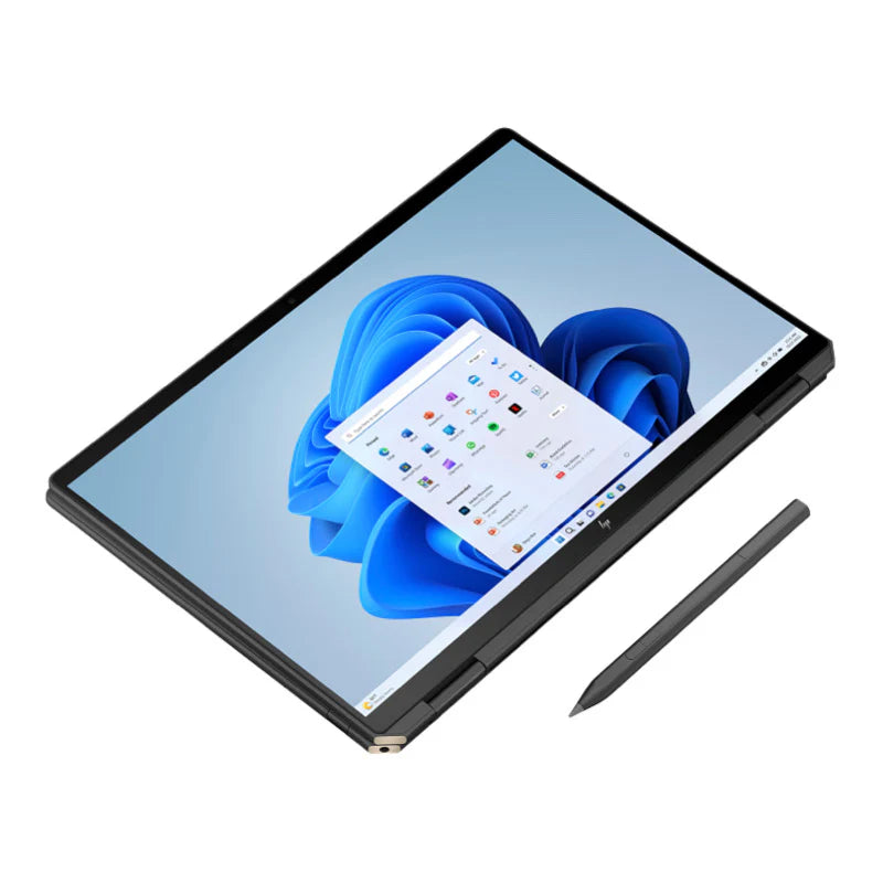 HP Spectre x360 14-eu0040ca in tablet mode with 360-degree hinge
