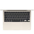 Side view showing Thunderbolt / USB4 ports and Magsafe 3 on MacBook Air

