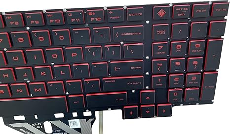High-quality HP Omen 15X 15-ce0xx backlit keyboard
